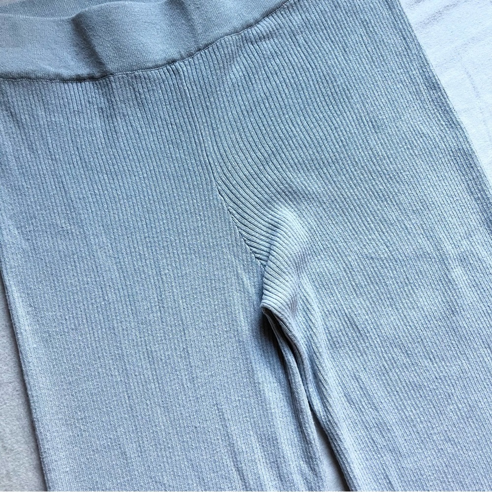 NAADAM Light Gray Boot Cut Pants - Picture 2 of 4
